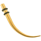 PVD Gold Curved Stretcher