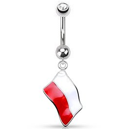 Poland Flag Belly Bar