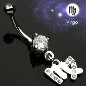 Zodiac Belly Bar - Virgo