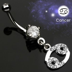 Zodiac Belly Bar - Cancer