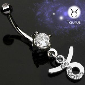 Zodiac Belly Bar - Taurus