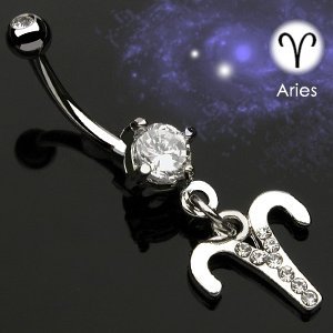 Zodiac Belly Bar - Aries