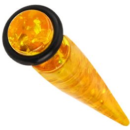 Straight Amber Fake Stretcher