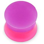 Silicone Double Colour Flesh Plug