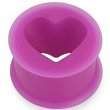 Silicone Heart Flesh Tunnel