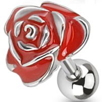 Rose Ear Stud