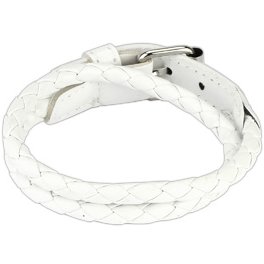 White Leather Bracelet