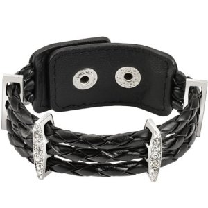 Black Leather Bracelet