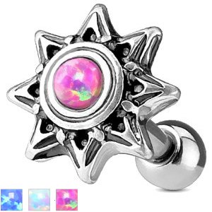 Opal Sun Ear Stud