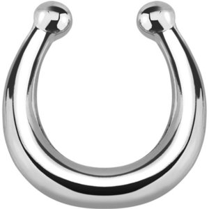 Plain Steel Fake Septum Ring