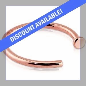 9 Carat Rose Gold Open Ring