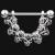 Skulls Half Circle Nipple Bar - view 1