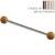 Industrial Scaffold Barbell - Teak Balls - view 1