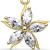 Gold-Plated Jewelled Flower Belly Bar - view 2