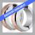 PVD Rose Gold Clip-On Hoop Earrings - view 1