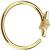 14 Carat Yellow Gold Star Ring - view 2