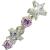Sterling Silver Reverse Stars with Solitaires Belly Bar - view 2