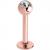 1.6mm Gauge PVD Rose Gold Jewelled Labret - view 1