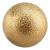 1.6mm Gauge PVD Gold on Steel Barbell with Shimmer Balls - view 2