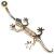 9ct Gold Gecko Belly Bar - view 3