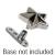 Steel Nautical Star Dermal Anchor Attachment - view 2