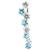 Sterling Silver Reverse Eight Cascading Stars Belly Bar - view 5