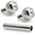 1.2mm Gauge Titanium Jewelled Barbell - Internally-Threaded - view 1