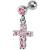 Jewelled Crucifix Ear Stud - view 2