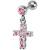 Jewelled Crucifix Ear Stud - view 2