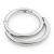 Hinged Titanium Double Band Segment Ring - view 1