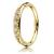 9ct Yellow Gold Jewelled Hinged Ring - view 1