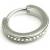 1.2mm Gauge Jewelled Steel Hinged Segment Ring - view 1