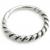 1.6mm Gauge Twisted Steel Hinged Segment Ring - view 1