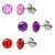 Pair of Sparkly Crystal Stud Earrings - view 4