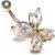 9ct Gold Jewelled Butterfly Belly Bar - view 3
