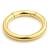 4mm Gauge Hinged 24ct Gold PVD Segment Ring - view 1