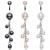 Cascading Pearls Belly Bar - view 2