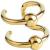 PVD Gold Double BCR Ear Cuff - view 1