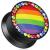 Acrylic Jewelled Rainbow Plug - view 1