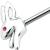 Bunny Rabbit Nipple Barbell - view 2