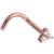 PVD Rose Gold Jewelled Trinity Nose Stud - view 1