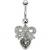 Christmas Belly Bar - Bow & Heart - view 1