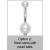 Sterling Silver Diamond Footprints Locket Belly Bar - view 3