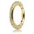 9ct Yellow Gold Jewelled Eternity Hinged Ring - view 1