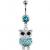 Jewelled Owl Belly Bar - view 2