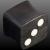 Square Black Wood Dice Plug - view 1