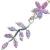 Sterling Silver Starflower with Trailing Petals Belly Bar - view 2