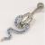 Sterling Silver Moving Cobra Belly Bar - view 2