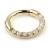 14ct Yellow Gold Jewelled Hinged Ring - view 1