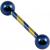 1.6mm Gauge Titanium Candy Barbell - view 1